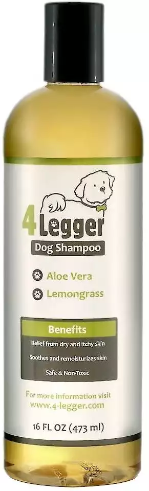 4-Legger Organic, Hypo-Allergenic, Lemongrass & Aloe Dog Shampoo