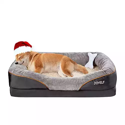 JOYELF Memory Foam Orthopedic Dog Bed