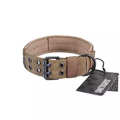 OneTigris Military Adjustable Dog Collar