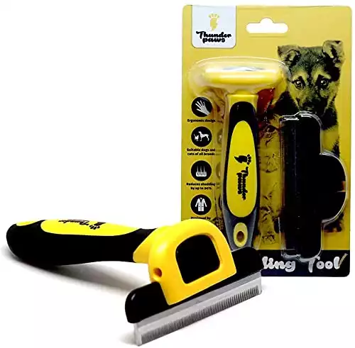 Thunderpaws De-Shedding Tool And Pet Brush