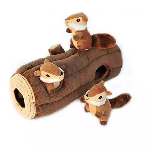 ZippyPaws Woodland Friends Burrow Interactive Dog Toys