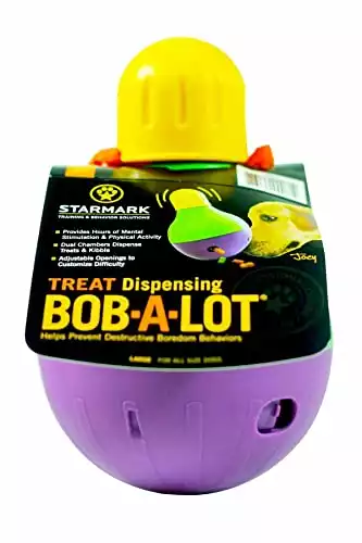 StarMark Bob-A-Lot Interactive Dog Toy