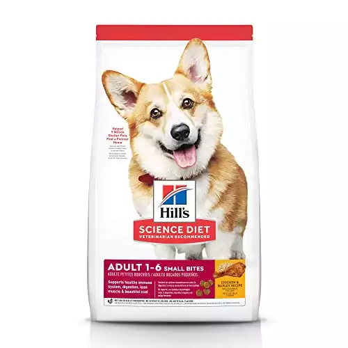 Hill's Science Diet Dry Dog Food, Adult, Small Bites, Chicken & Barley Recipe