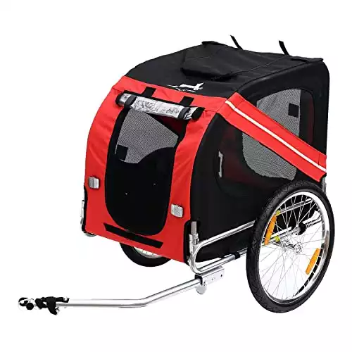 Aosom Elite Pet Bike Trailer