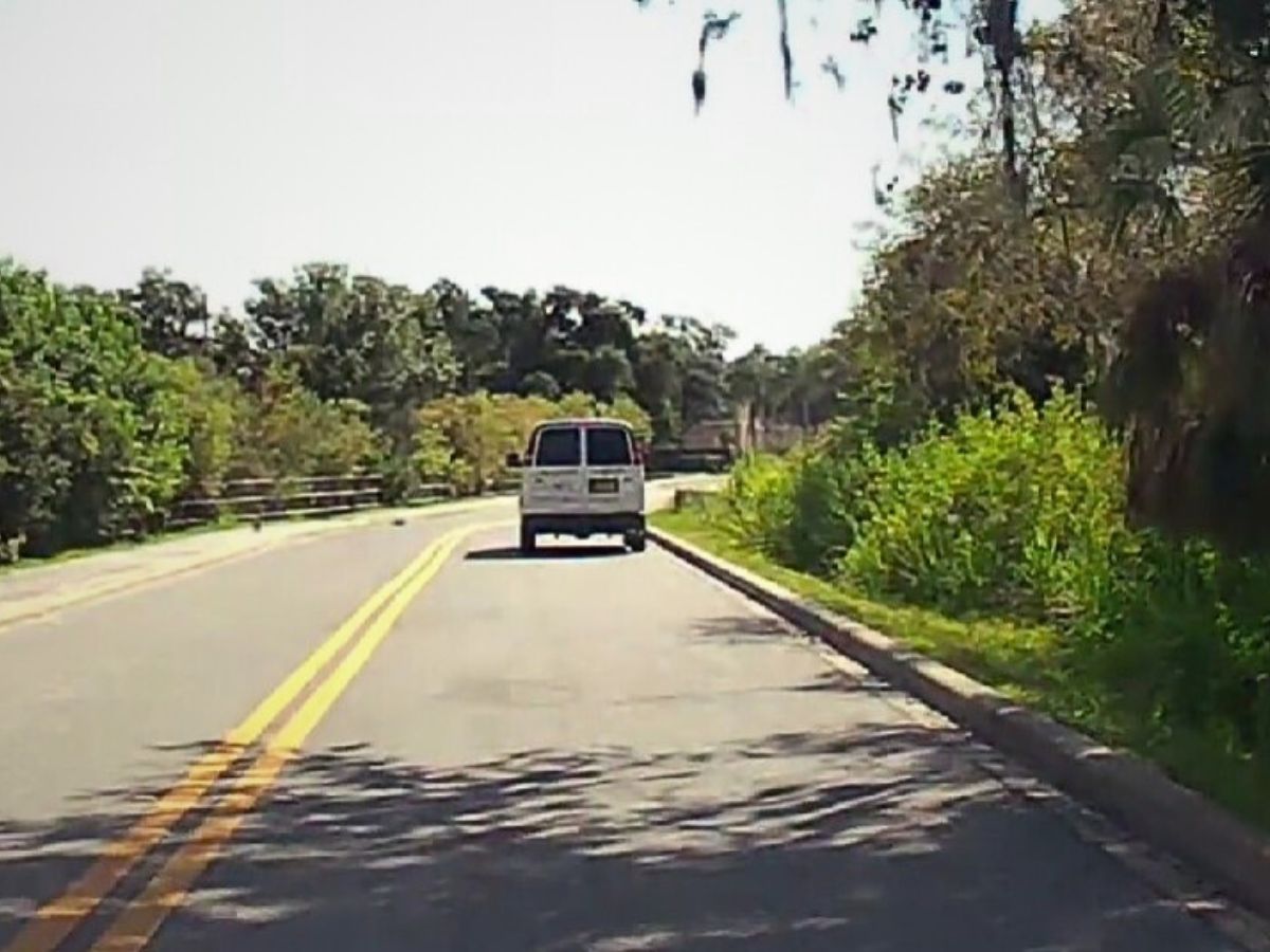 a car on the road