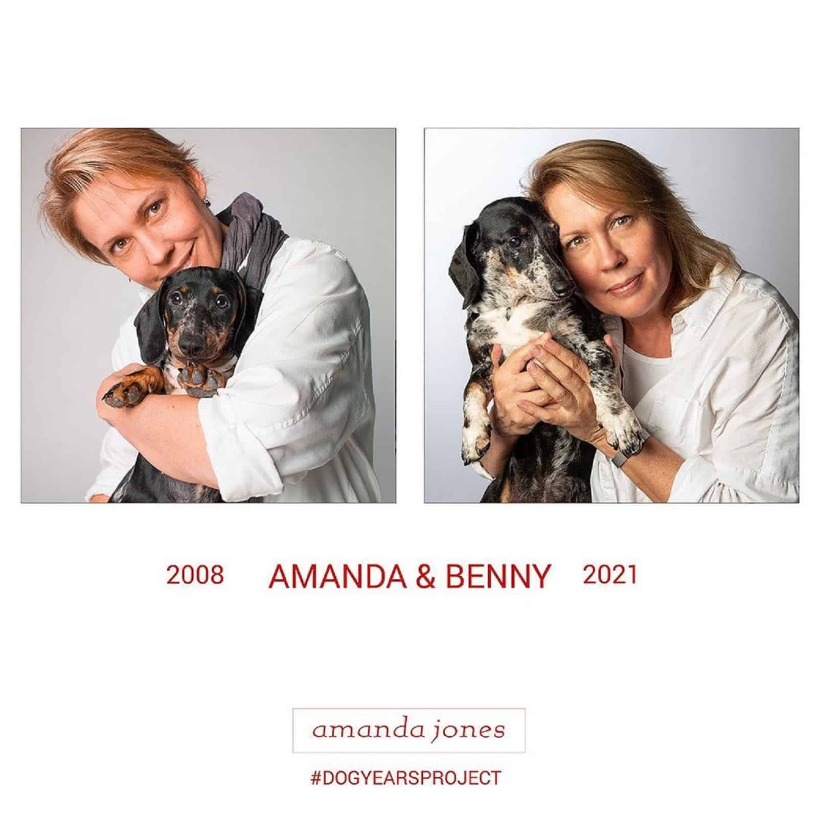 amanda and benny through years