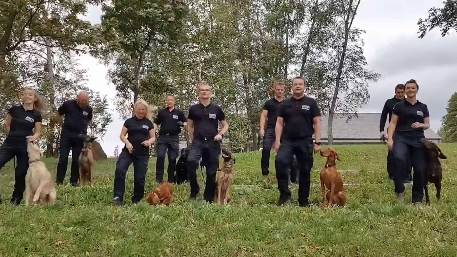 Watch How These K9s And Their Handlers Do A Viral Dance Challenge