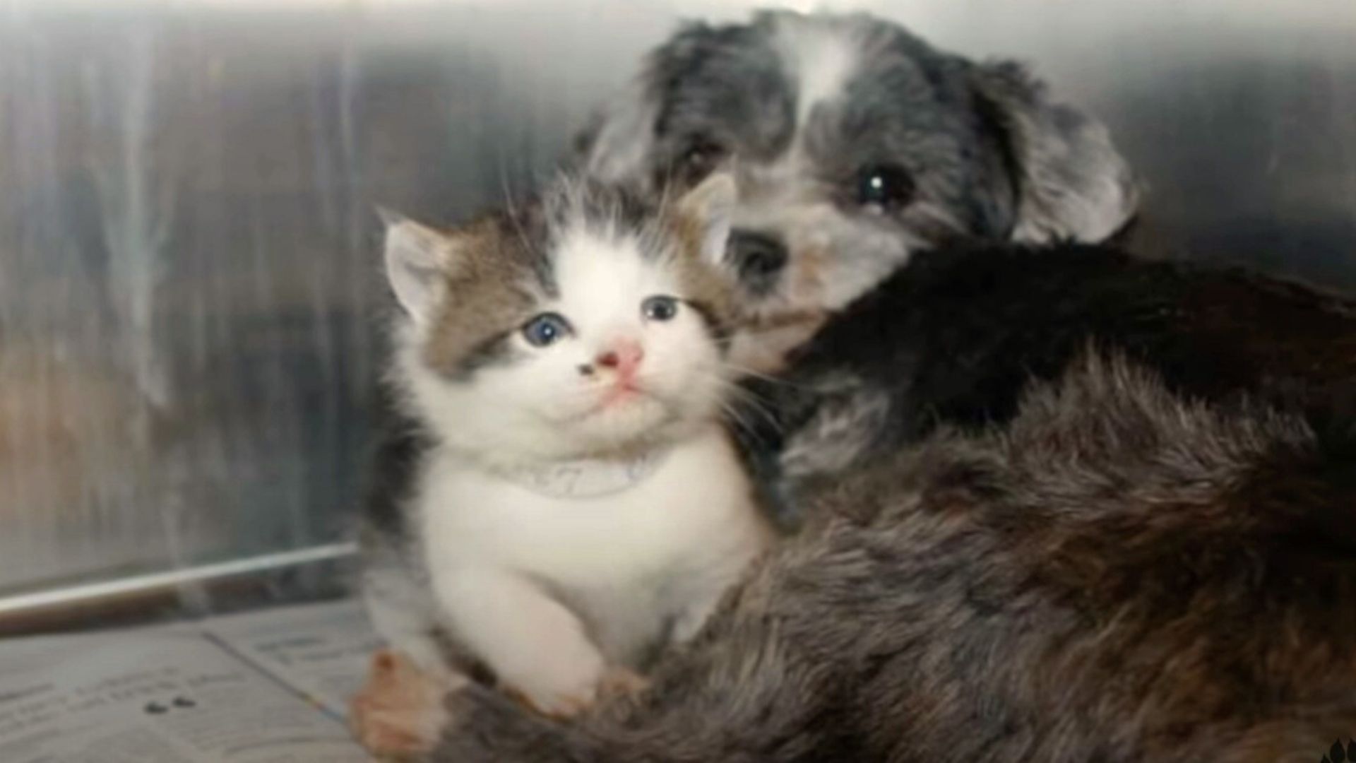 Amazing Dog Risked Her Life To Save A Small Kitten