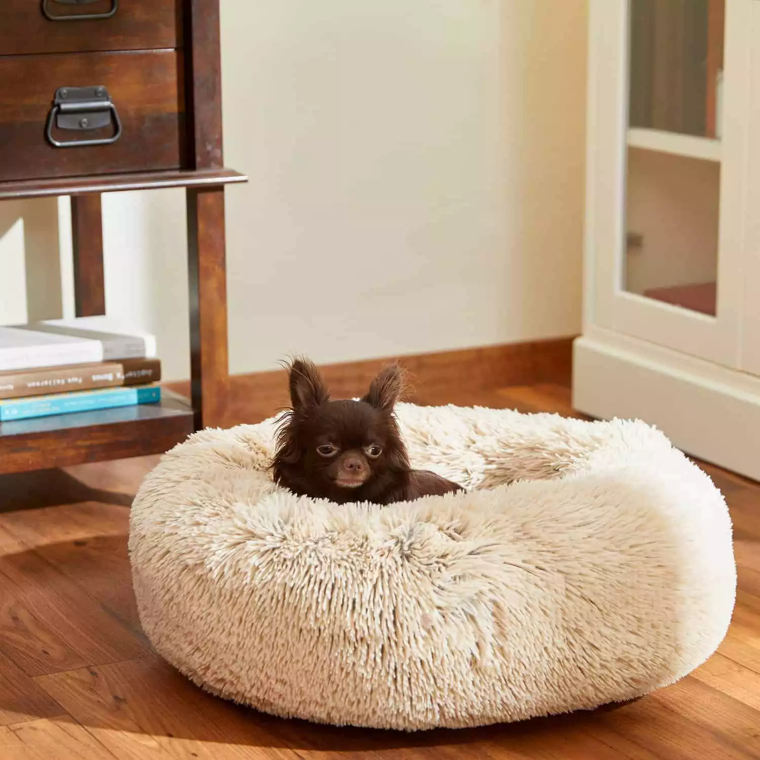 Frisco Eyelash Dog Bed