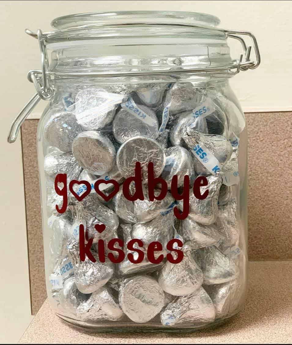 jar full of chocolates