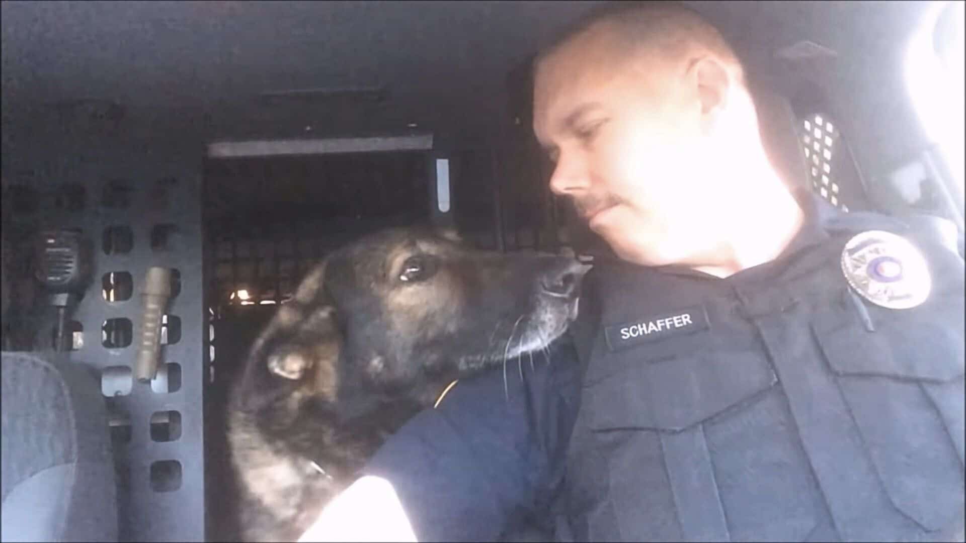 K-9 Officer Named Faust Honored With Final Radio Call After 8 Years Of Police Service