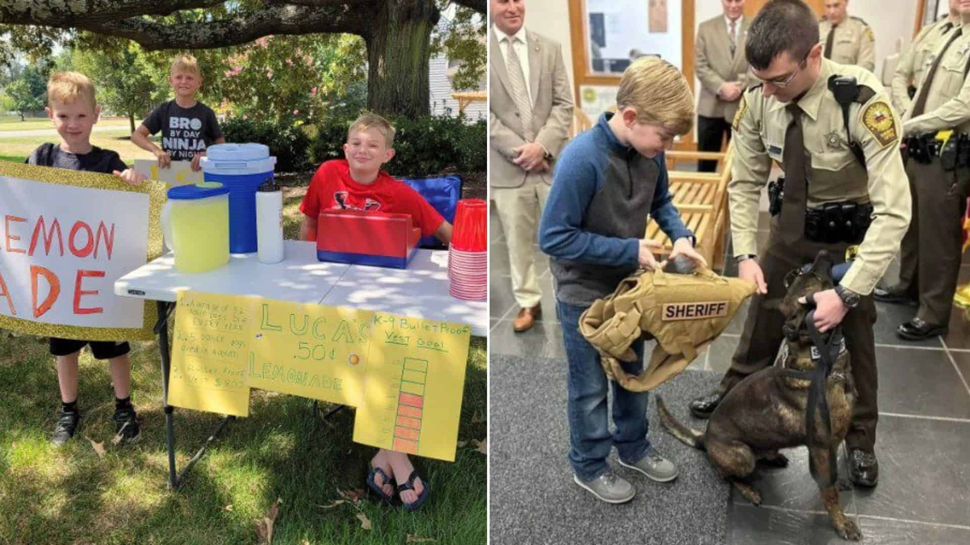 This Kid’s Brilliant Idea Helped Raise Money For K9 Vests