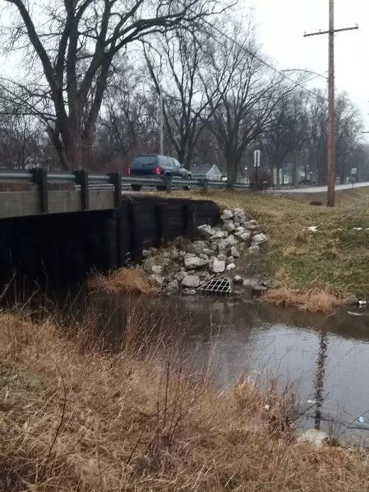 photo of the location where louise was abandoned