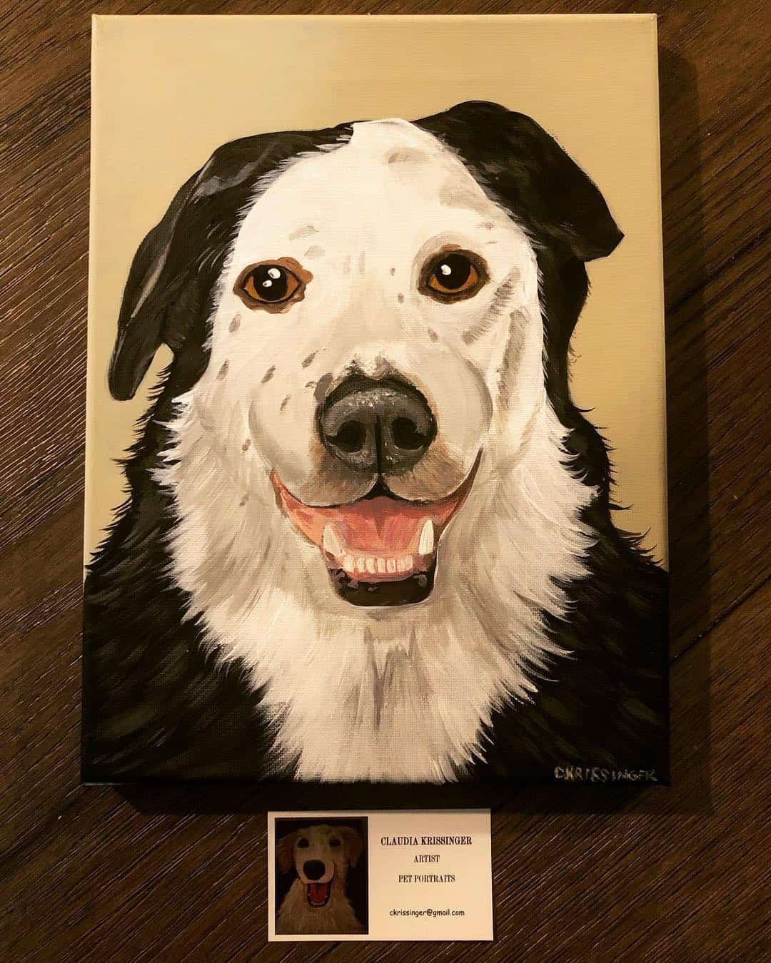 Portrait of dog