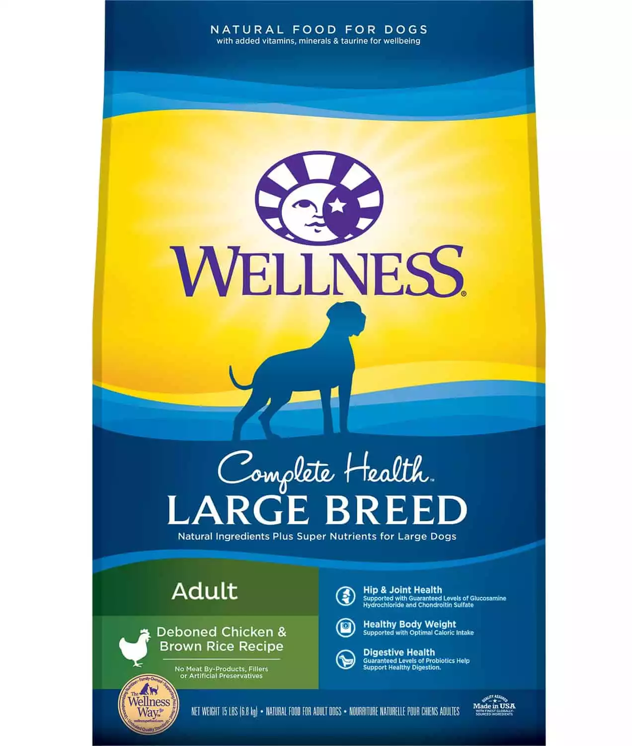 Wellness Large Breed Chicken Kibble