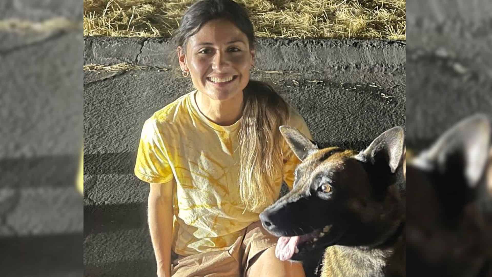 Woman Stumbles Upon A Stellar Police Dog In Her Back Yard