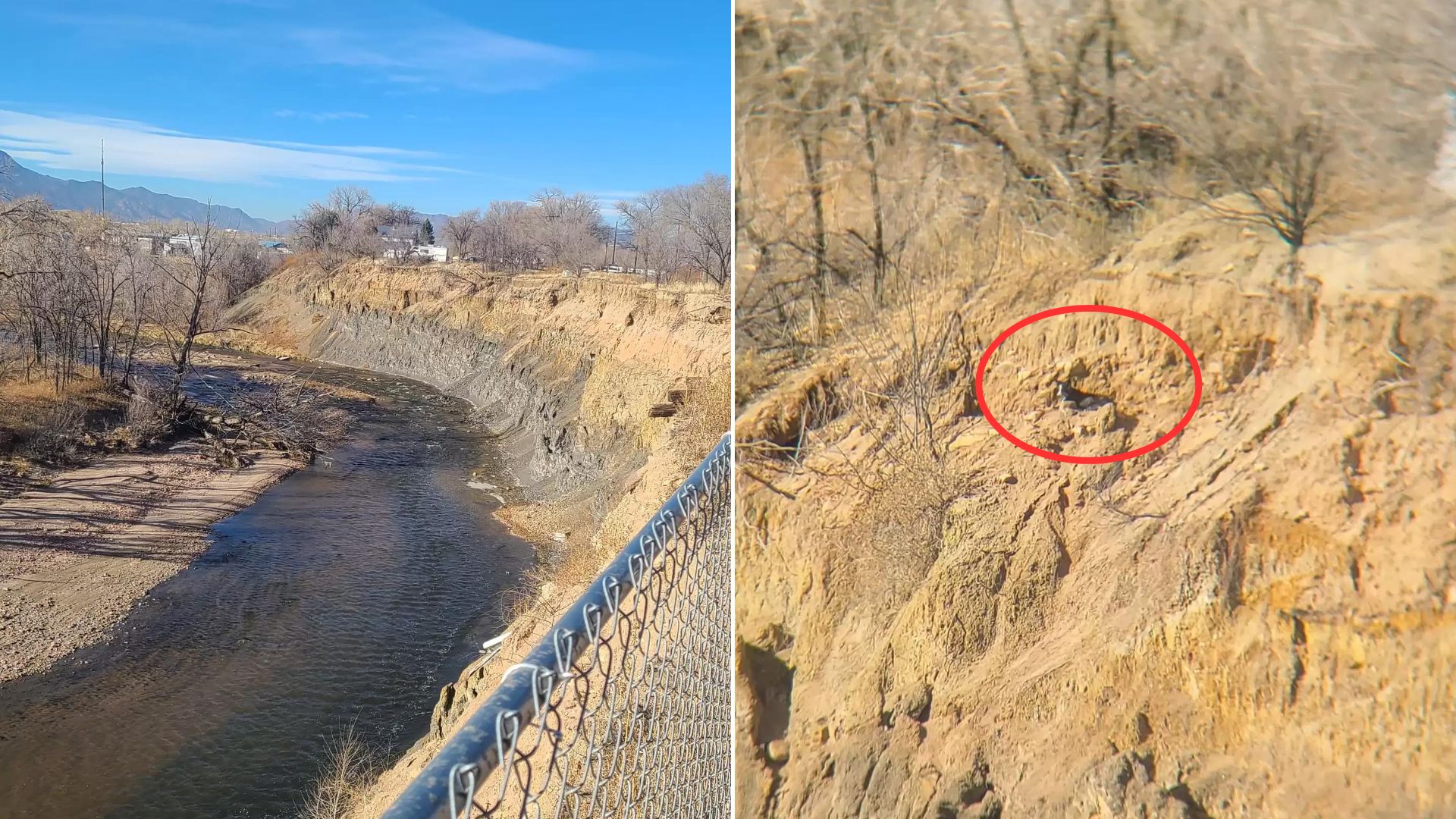 Man Saw Something Watching Him At The Edge Of A Cliff So He Went To Investigate It