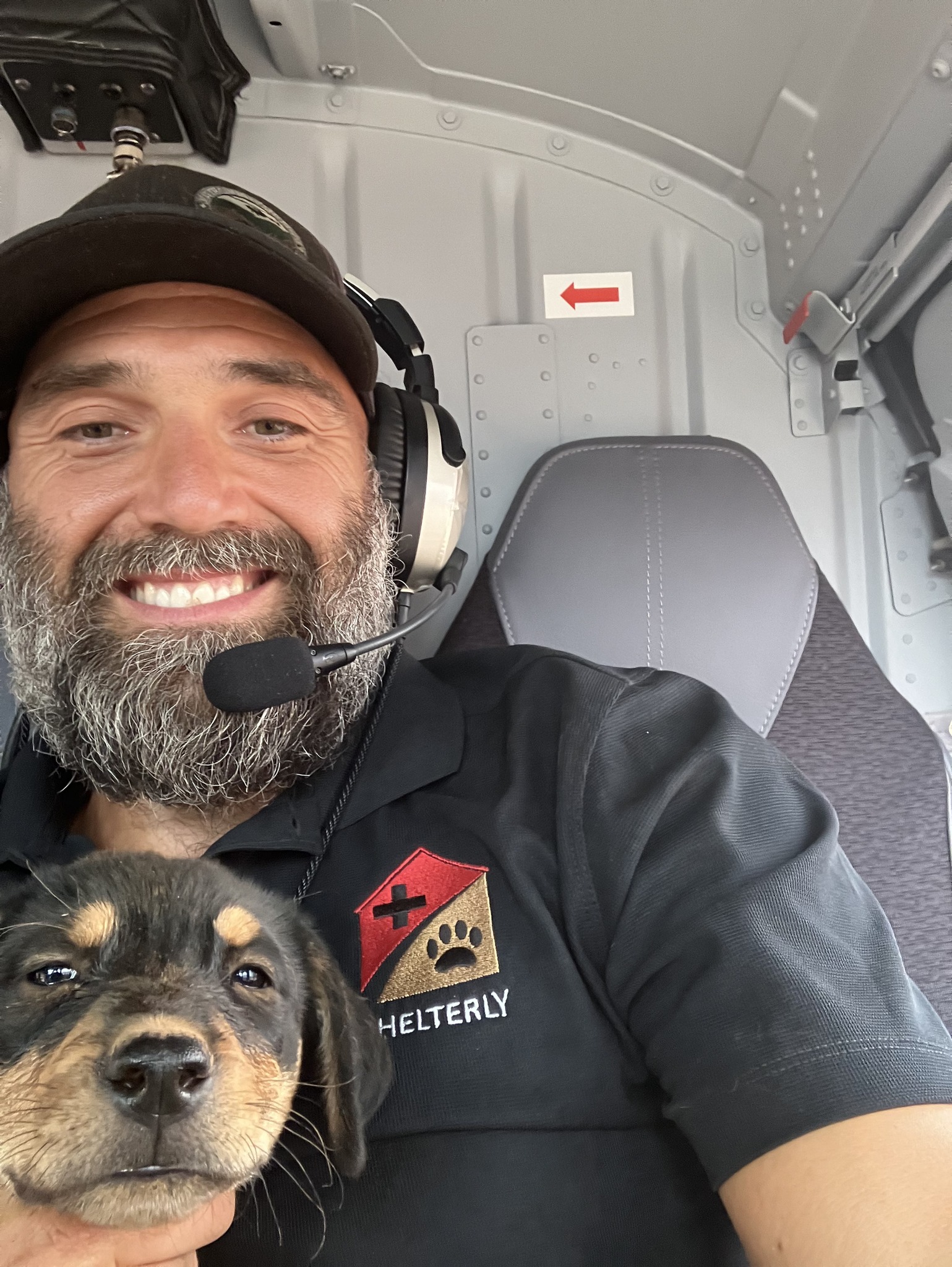 pilot and dog