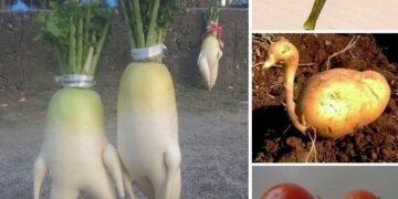 The power of creation: Unusual shapes of vegetables