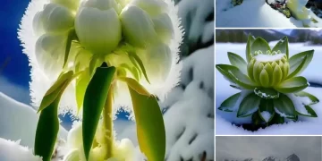 “The Wonder of Saussurea Involucrata: A Rare Plant that Blossoms Magnificently Once Every Seven Years”