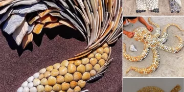 Crafting Cute Creatures with Seashells: A Beachside Artistry.