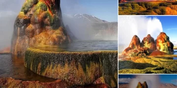 Unveiling the Alluring Wonders of the Fly Geyser in America.