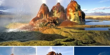 Enchanting Elegance: The Mesmerizing Charm of Nevada’s Gerlach Fly Geyser