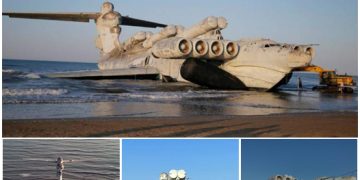 Monster of the Caspian Sea – A Legendary Plane Rusting Away on a Beach