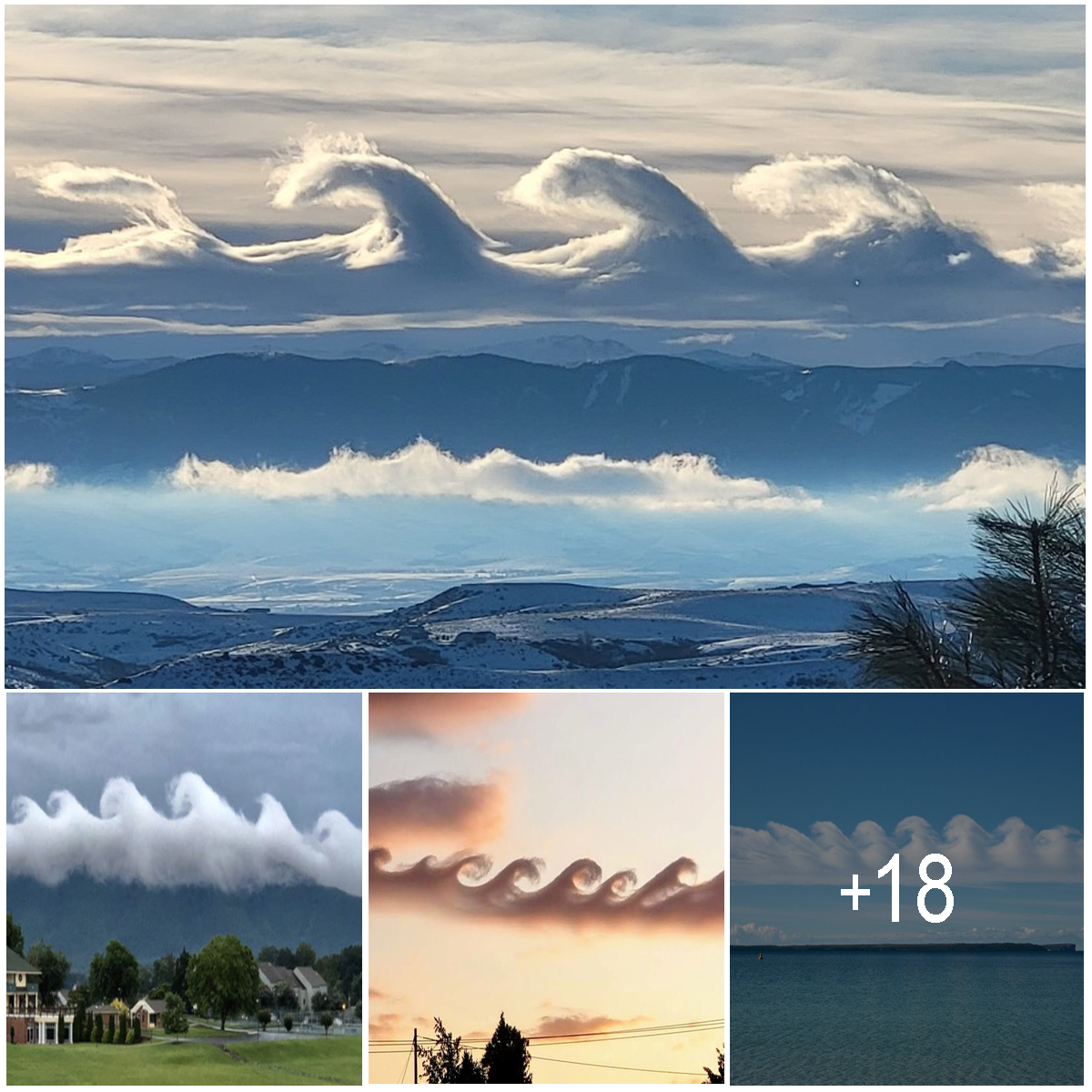 Rare Wave-Shaped Clouds Captured by Sky-Watcher in Wyoming