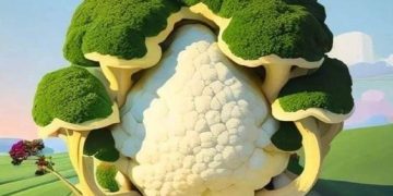 Broccoli is a nutritious vegetable that grows in fields and gardens, but it does not contain hidden houses or attract millions of hearts in that manner