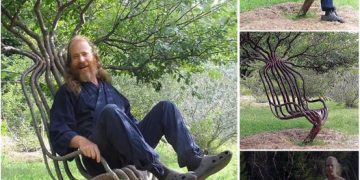 Artist Spends 8 Years Creating This Tree Chair