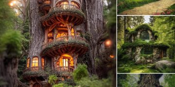 Become Enchanted by the Whimsical Forest Dwellings Straight out of a Fairy Tale