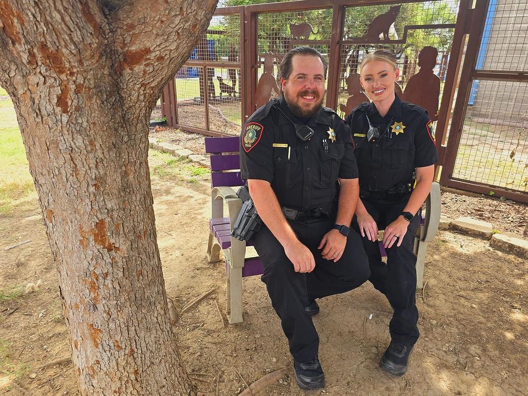 police officer on the bench