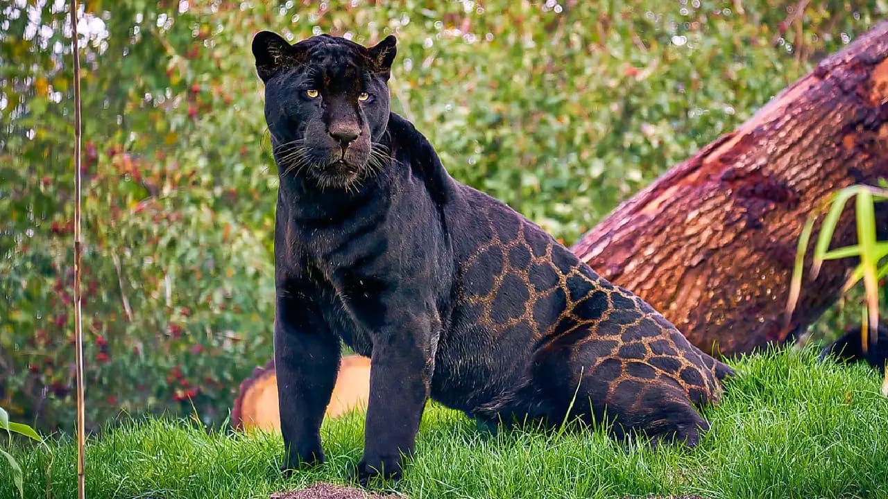 The world’s most stunning black jaguar can be seen at The Big Cat Sanctuary! (Video)