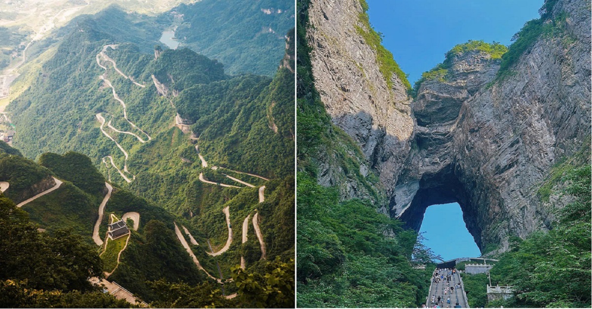 Tianmen Mountain and its Heavenly Staircase