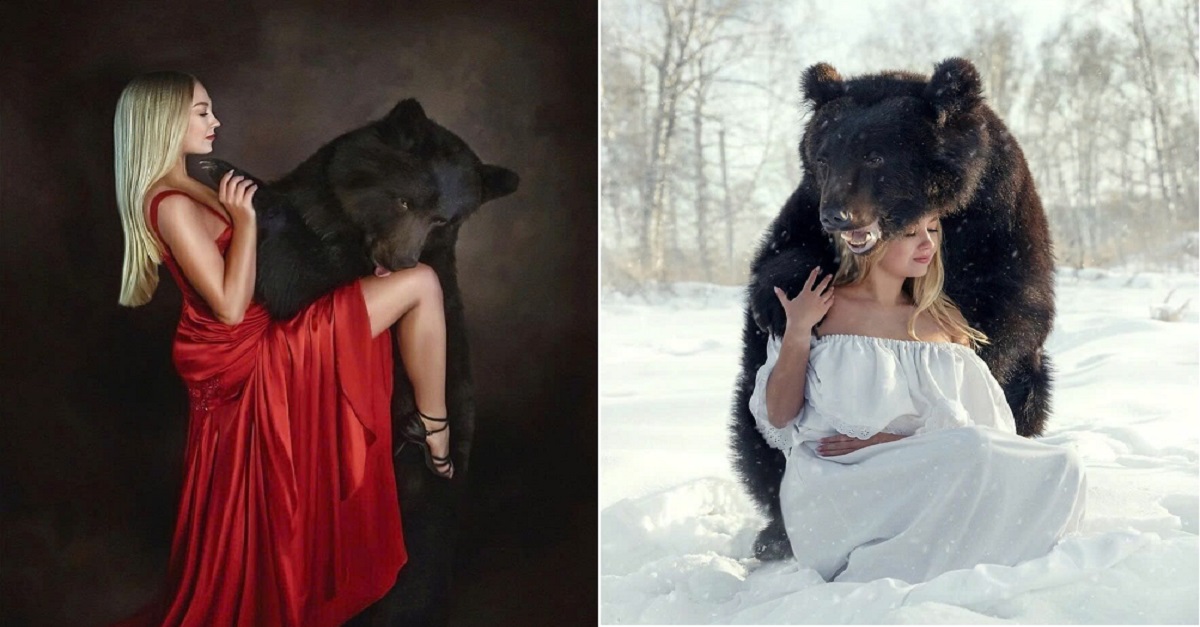 The woman rescued the bear from the closed zoo, and they became best friends